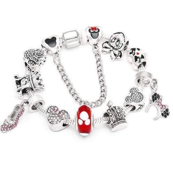 Kids Silver Pink Teddy Charm Bracelet – Kidz Gemz