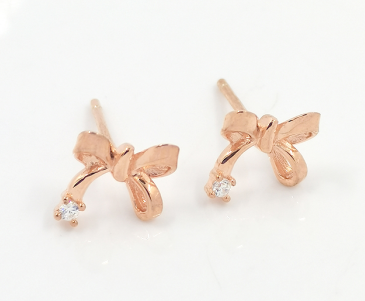 Kids Micro Bow Stud Earrings