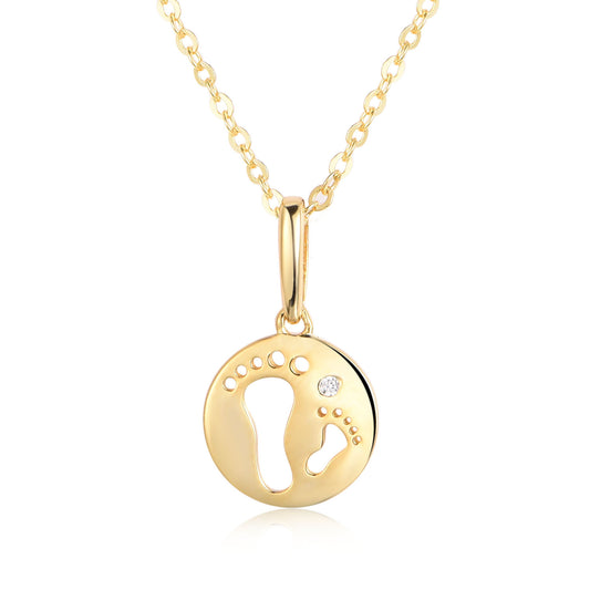 Kids Foot Print Necklace