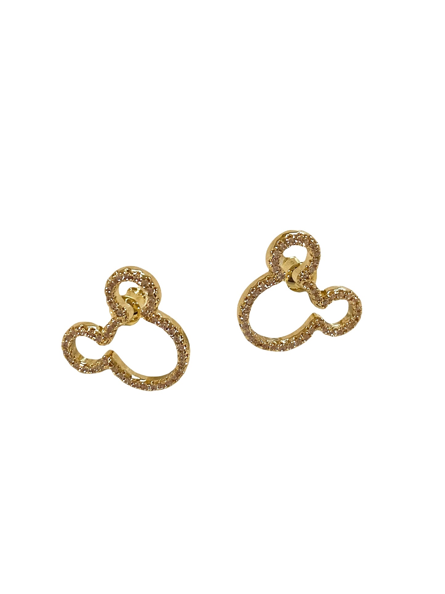 Kids Gold Mouse Earring