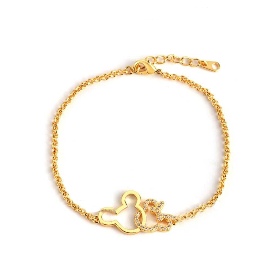 Kids Gold Mouse Bracelet