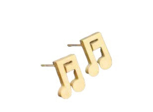 Kids Gold Music Earring