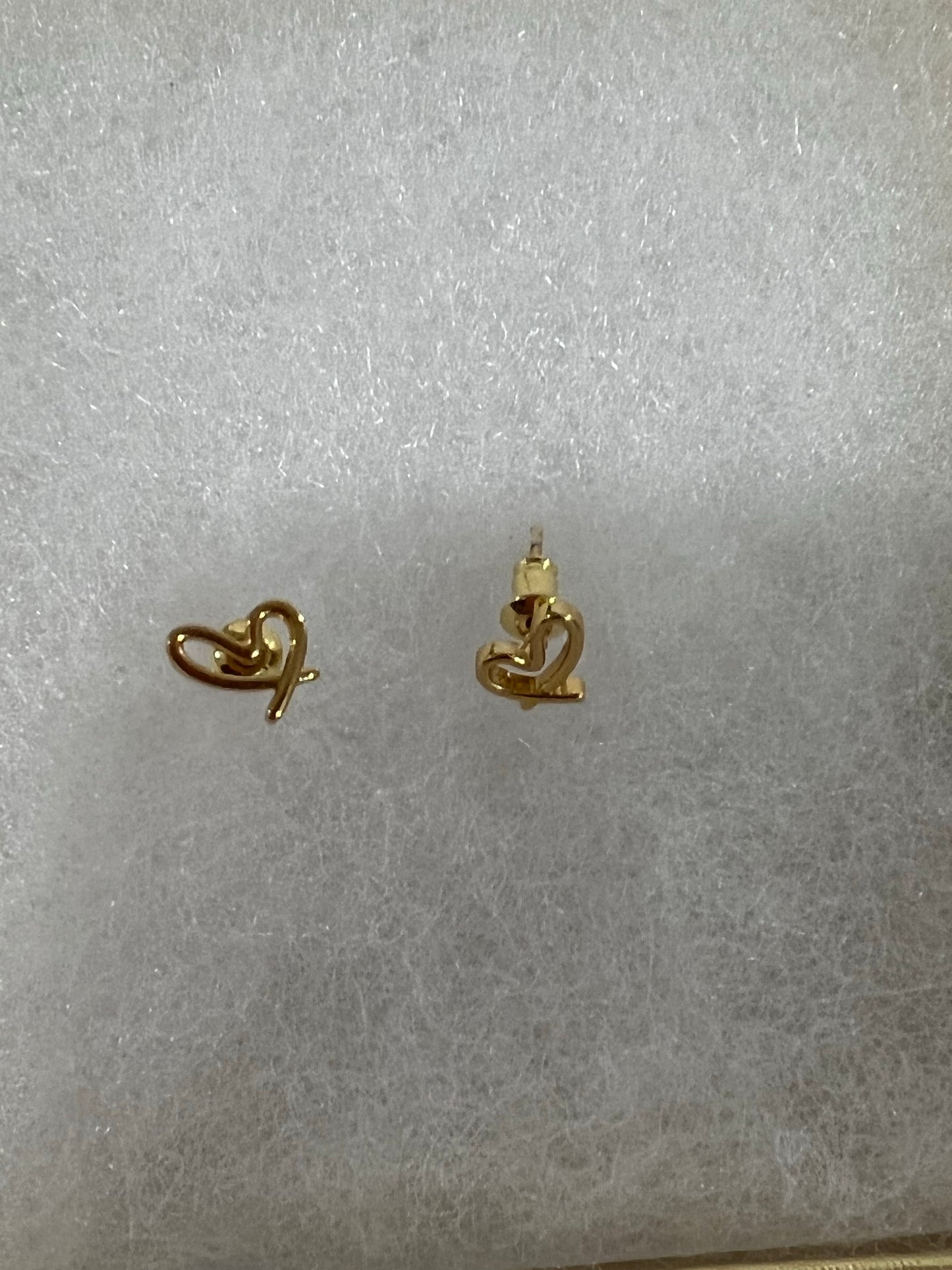 Kids Gold Infinite Heart Earring