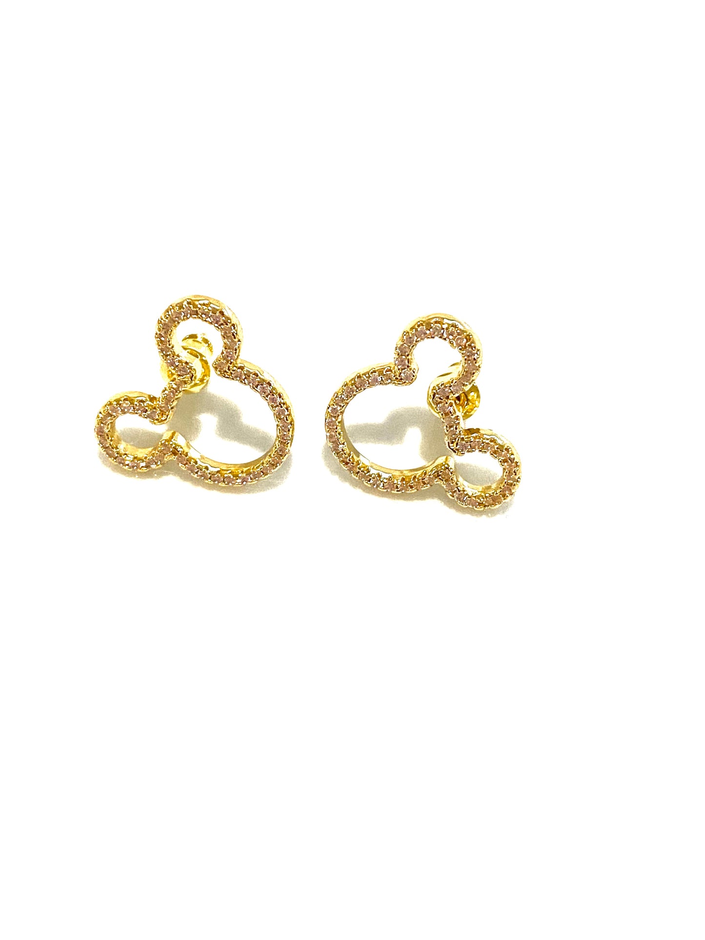 Kids Gold Mouse Earring