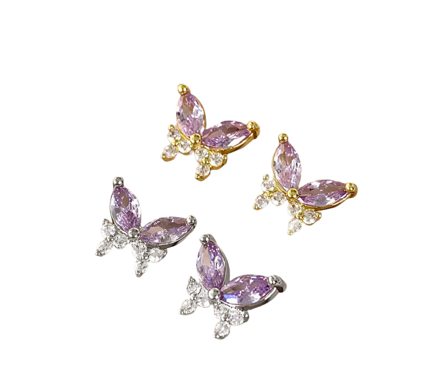 Kids Gold Butterfly Earring