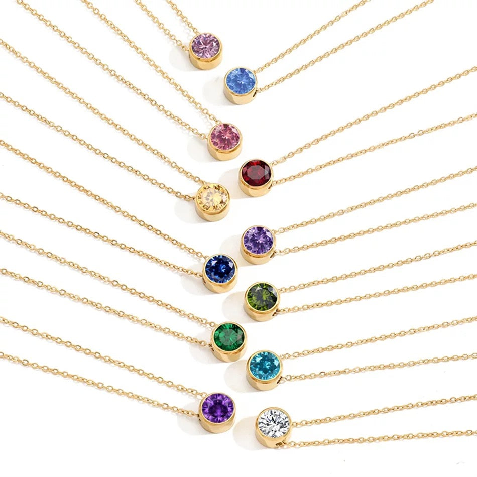 Kids Birthstone Necklace